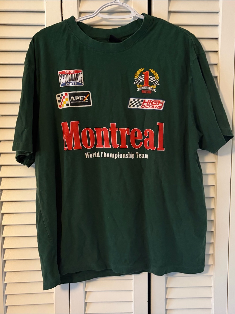 Cotton On Pit Stop Motorsports Racing Style Montreal T Shirt Loose Fit Size L